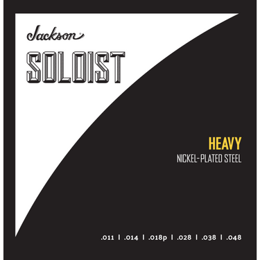 Encordadura Jackson Soloist Heavy Para Guitarra Electrica 11-48 2991148006